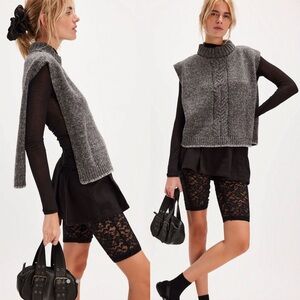 Free people Alma Cable Poncho